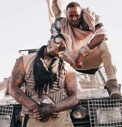 Jackie Long in between the shoot. career, professional life